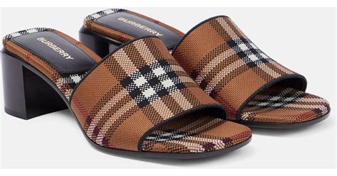 women's burberry mules